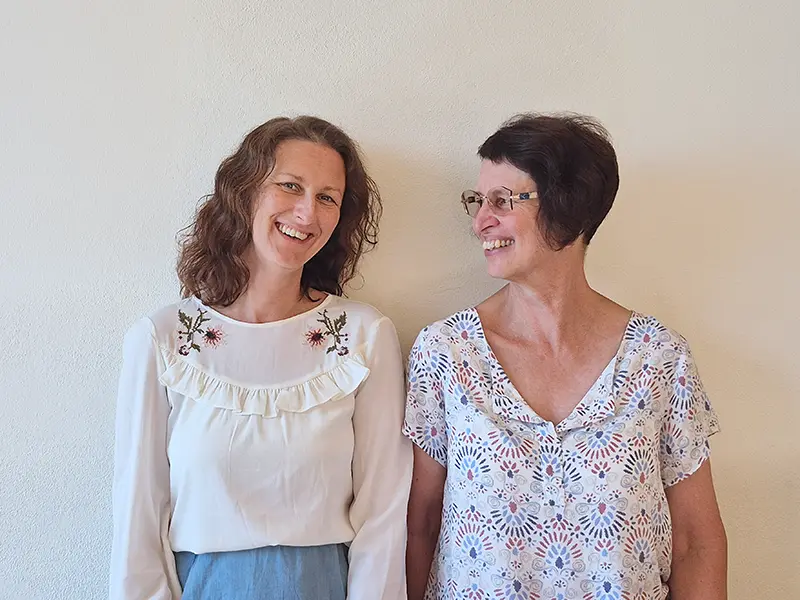 Johanna Pfeifer und Doris Hilgart