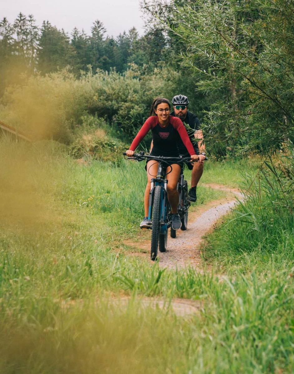 Zwei Mountainbikefahrer